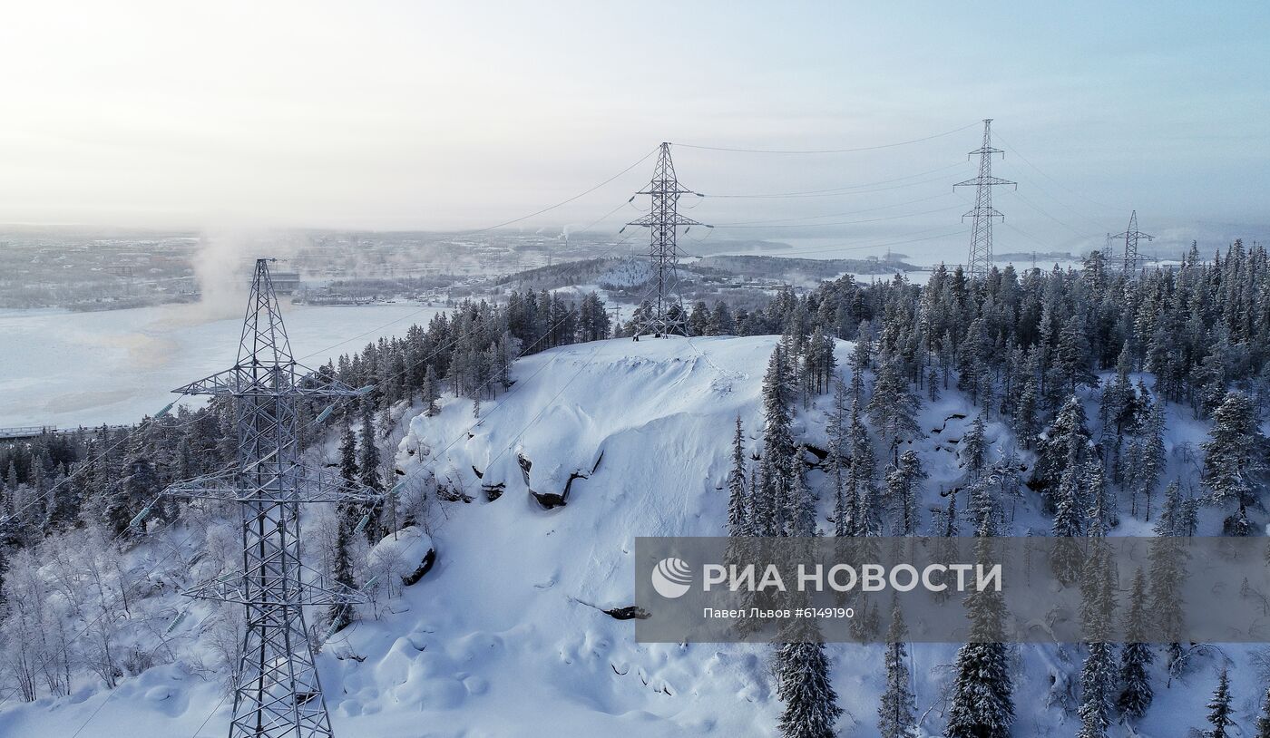 ЛЭП для электроснабжения стройки "Новатэк" запустили под Мурманском