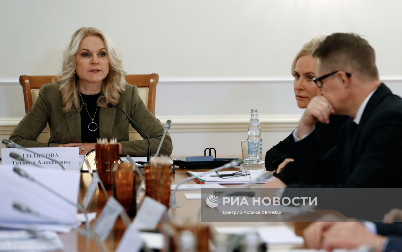 Вице-премьер РФ Т. Голикова провела первое заседаение штаба  по предупреждению завоза и распространения коронавируса на территории РФ