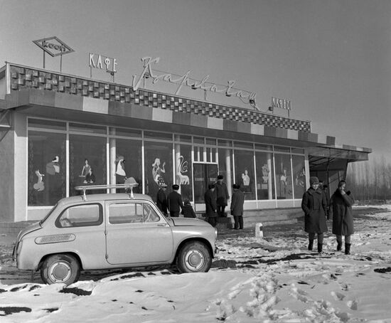 Сельское кафе в Джамбульской области