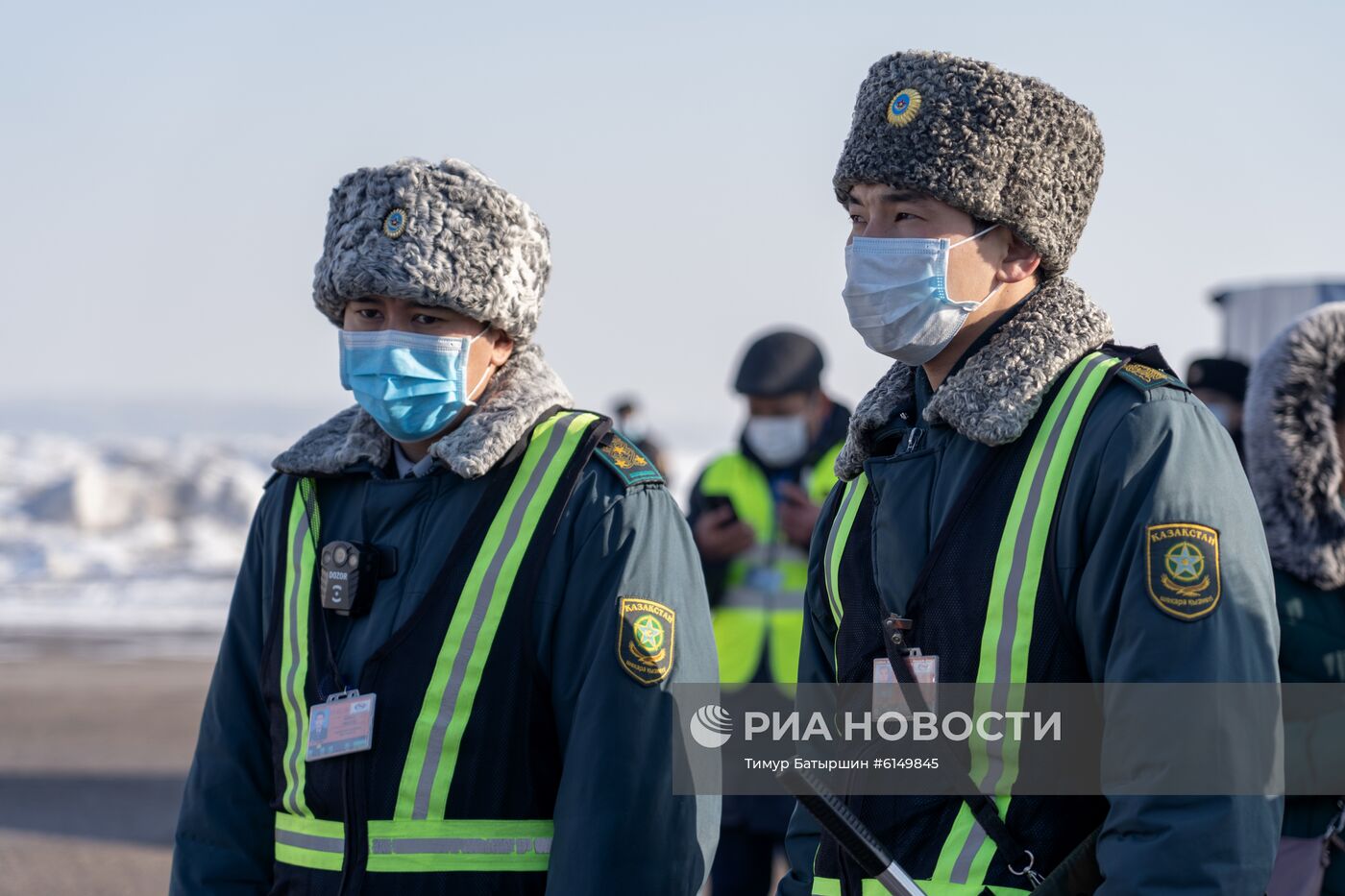 Прилет китайских туристов с Хайнаня в Алма-Ату и учения служб аэропорта по подготовке возможному прибытию инфицированных коронавирусом