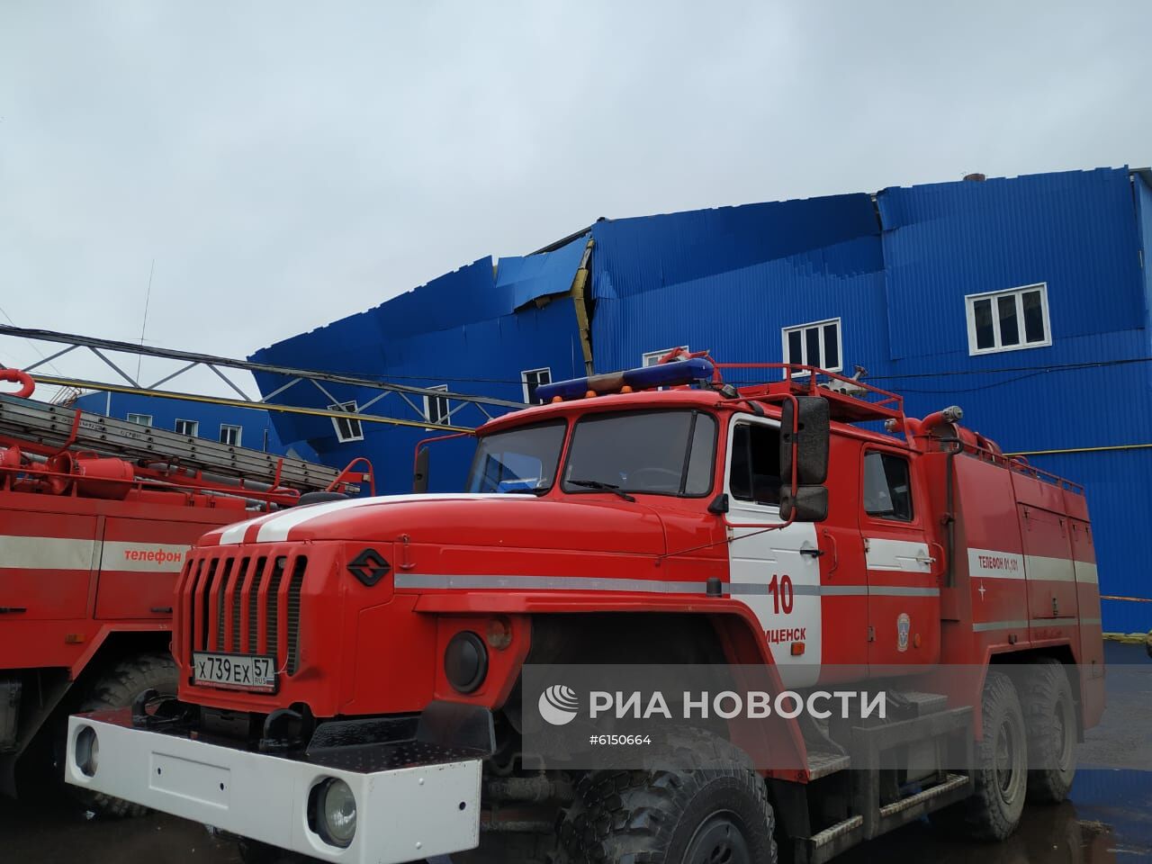 Взрыв на заводе в Орловской области 