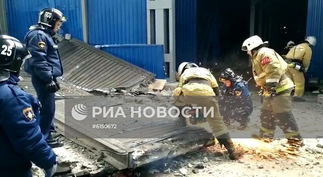 Взрыв на заводе в Орловской области 