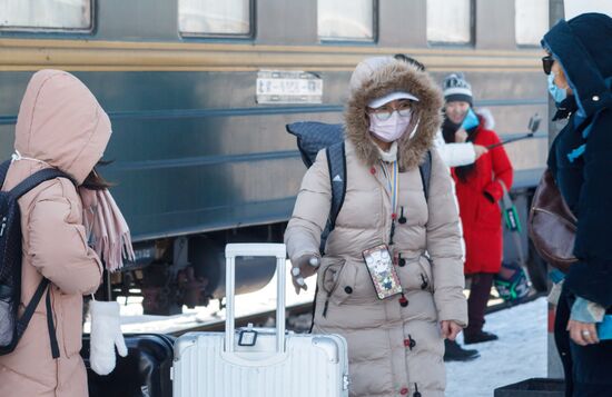 Ж/д сообщение между Россией и Китаем ограничили одним поездом 