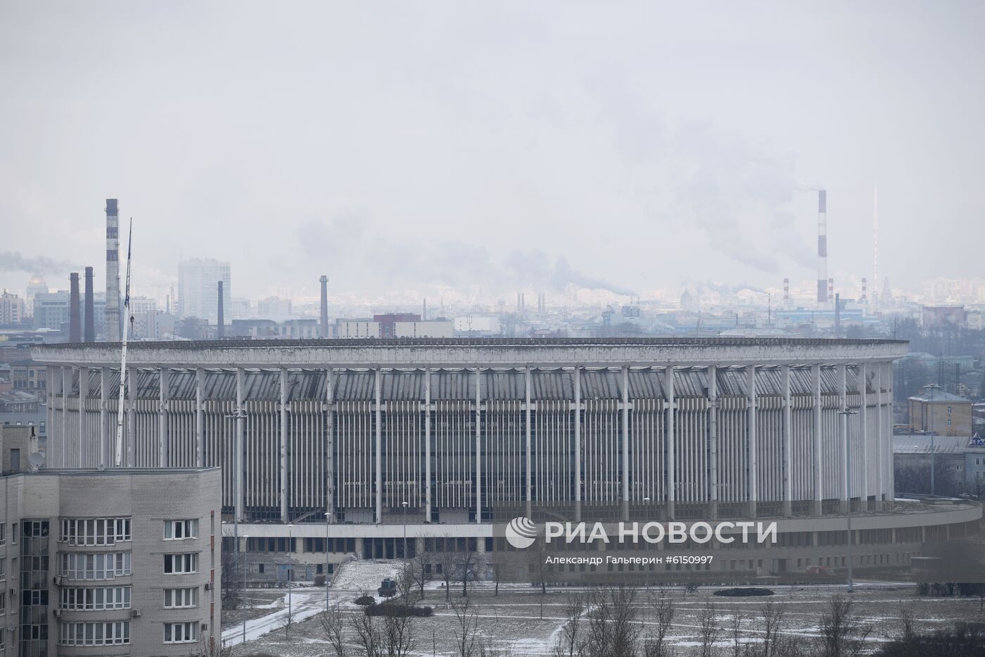 В Петербурге обрушилась крыша спортивно-концертного комплекса