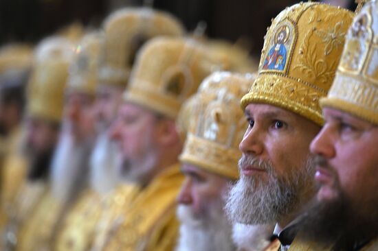 Литургия в годовщину интронизации патриарха Кирилла