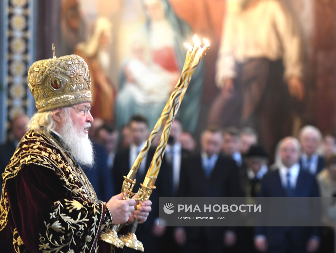 Литургия в годовщину интронизации патриарха Кирилла