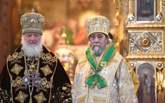 Литургия в годовщину интронизации патриарха Кирилла