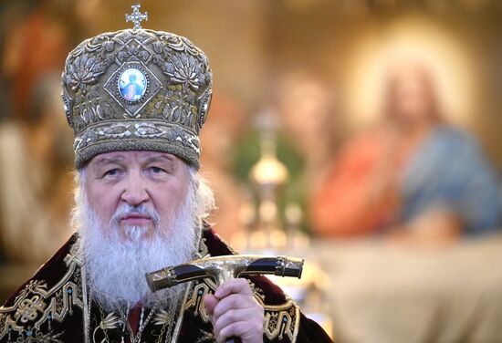 Литургия в годовщину интронизации патриарха Кирилла