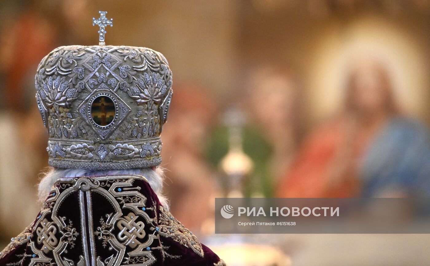 Литургия в годовщину интронизации патриарха Кирилла