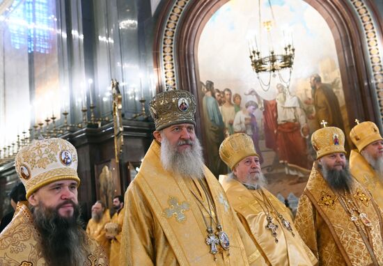 Литургия в годовщину интронизации патриарха Кирилла