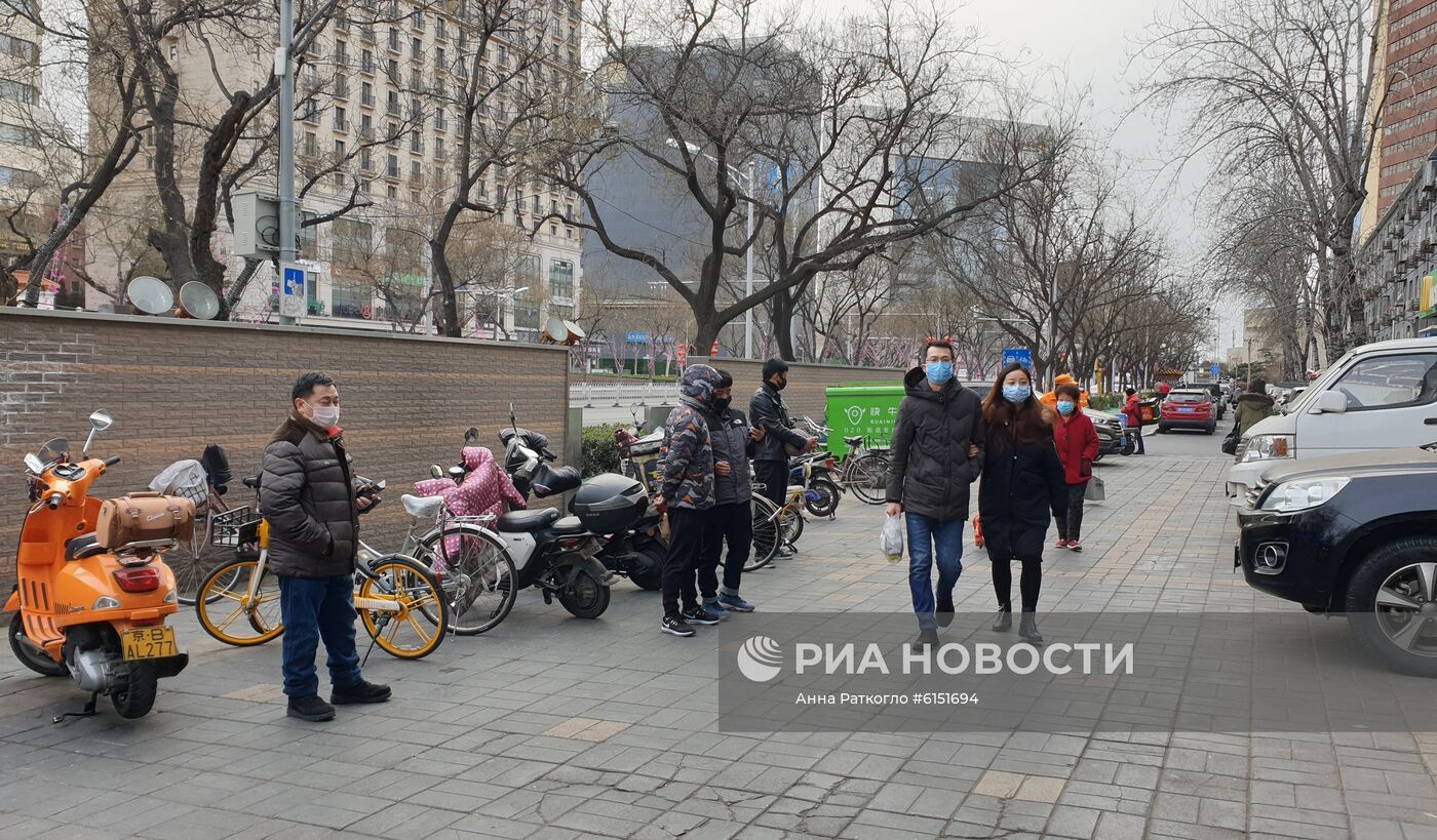 Ситуация в Пекине в связи с эпидемией коронавируса