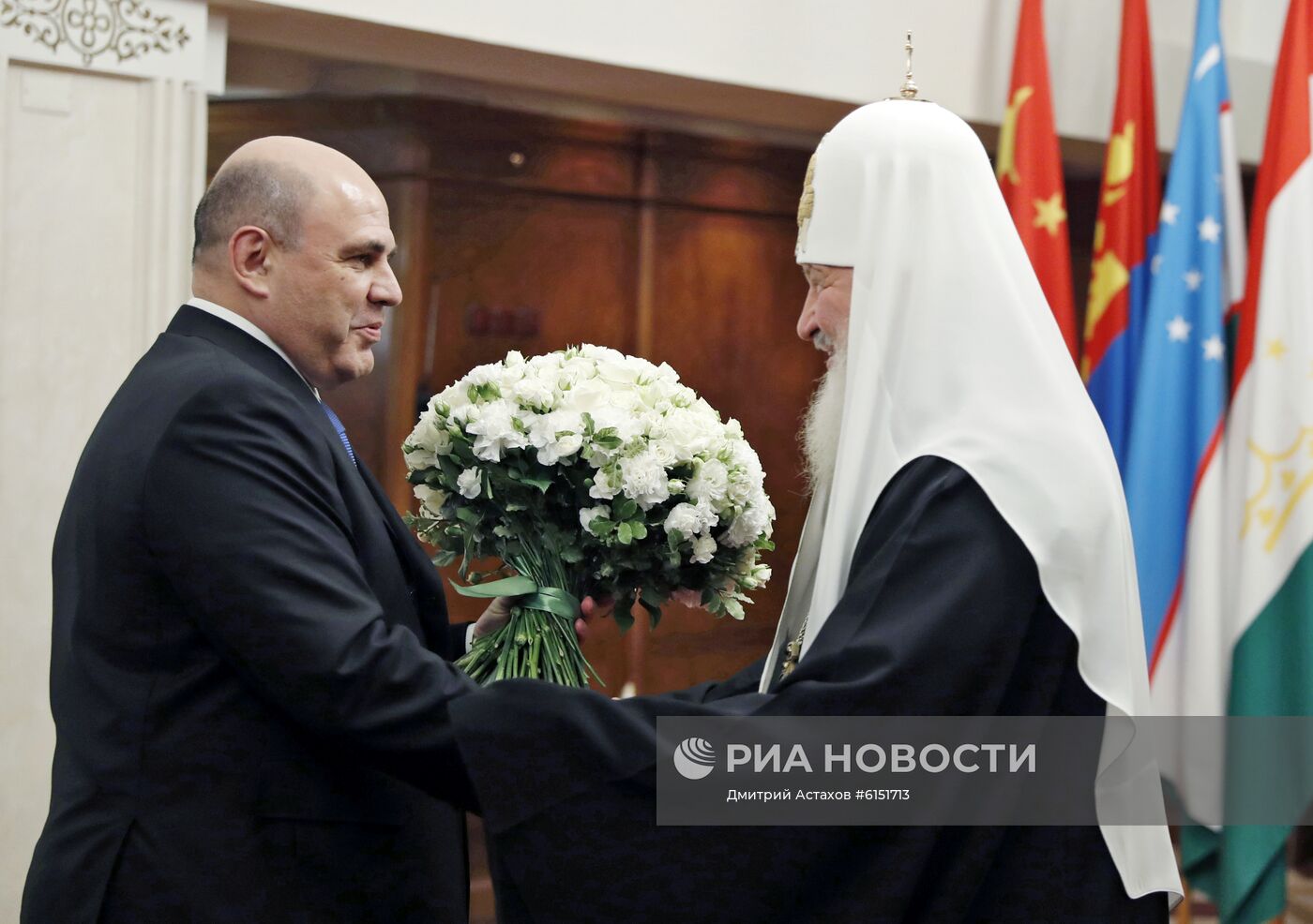 Премьер-министр РФ М. Мишустин поздравил патриарха Кирилла с 11-й годовщиной интронизации