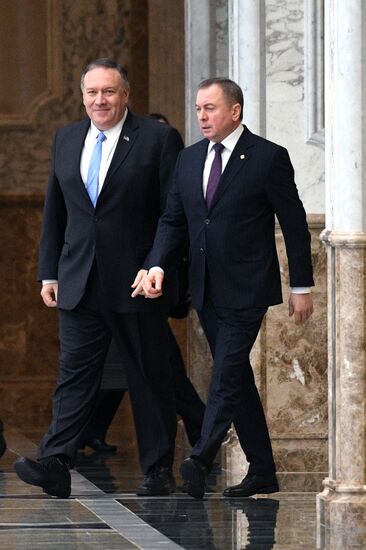 Визит госсекретаря США М. Помпео в Минск