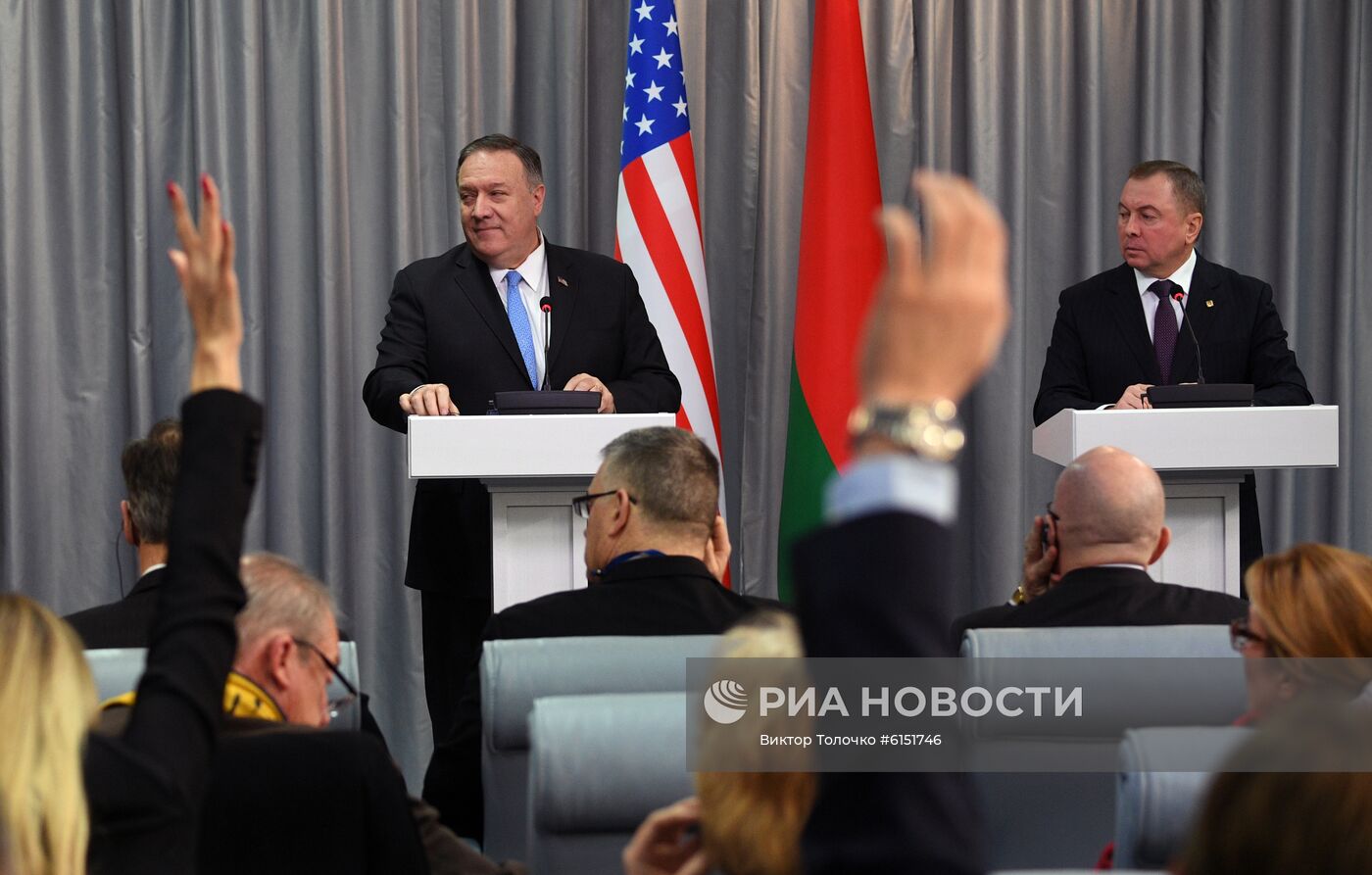 Визит госсекретаря США М. Помпео в Минск