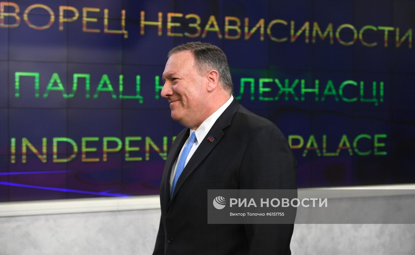 Визит госсекретаря США М. Помпео в Минск