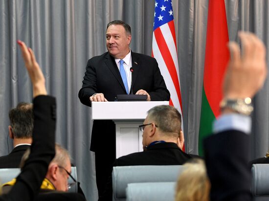 Визит госсекретаря США М. Помпео в Минск