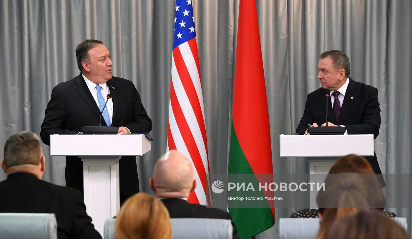Визит госсекретаря США М. Помпео в Минск