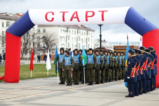 Комбинированный марш-бросок команд ВДВ, посвящённый 75-летию Победы