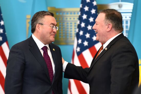 Визит госсекретаря США Майка Помпео в Казахстан
