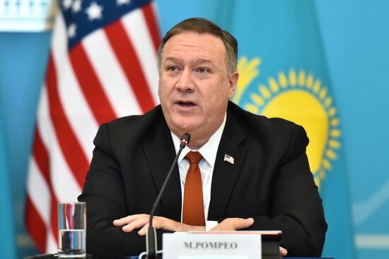 Визит госсекретаря США Майка Помпео в Казахстан