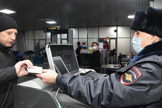 Усиление санитарно-карантинного контроля в аэропорту Читы