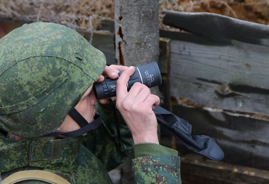 Ситуация на линии разграничения между ДНР и Украиной