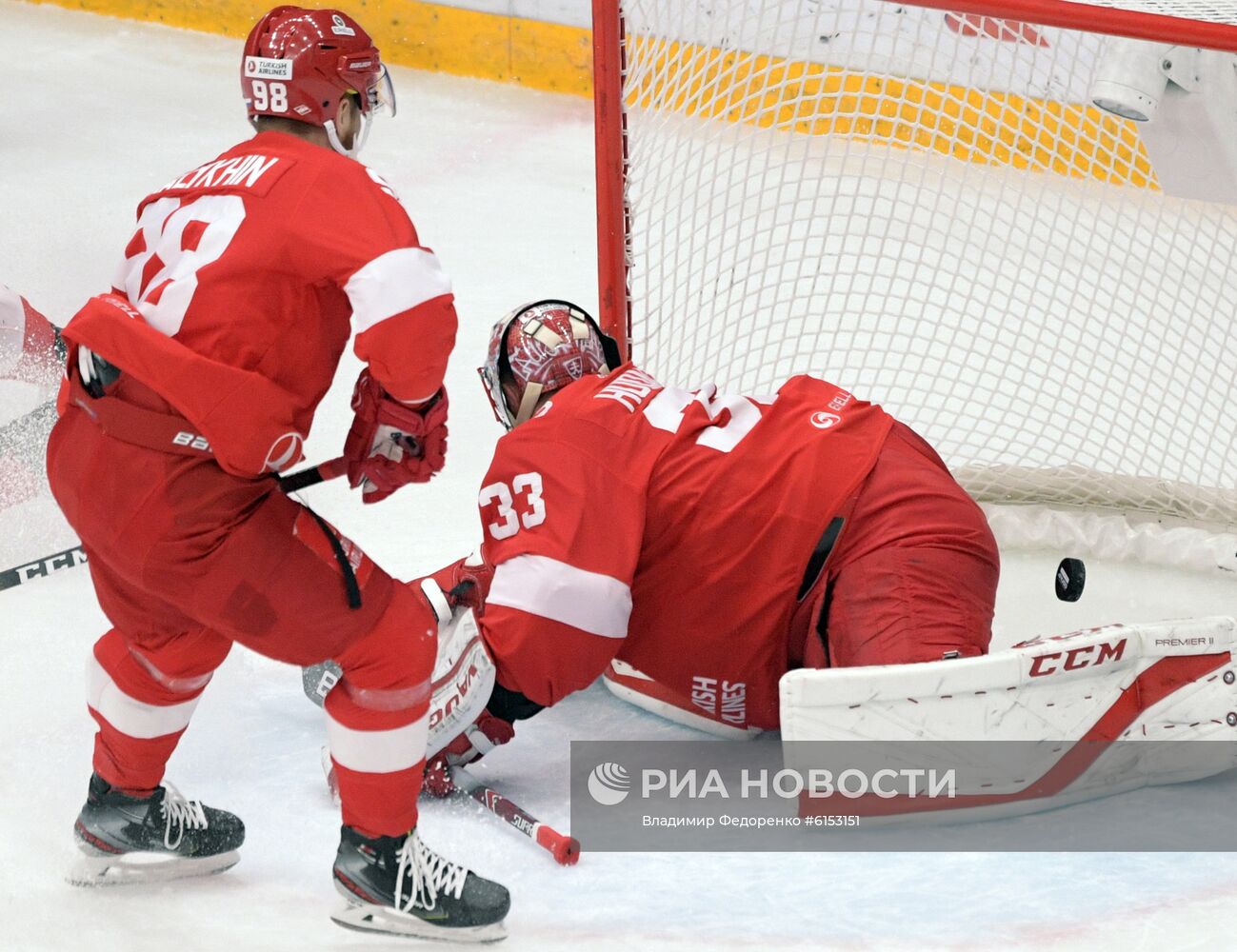 Хоккей. КХЛ. Матч "Спартак" - СКА