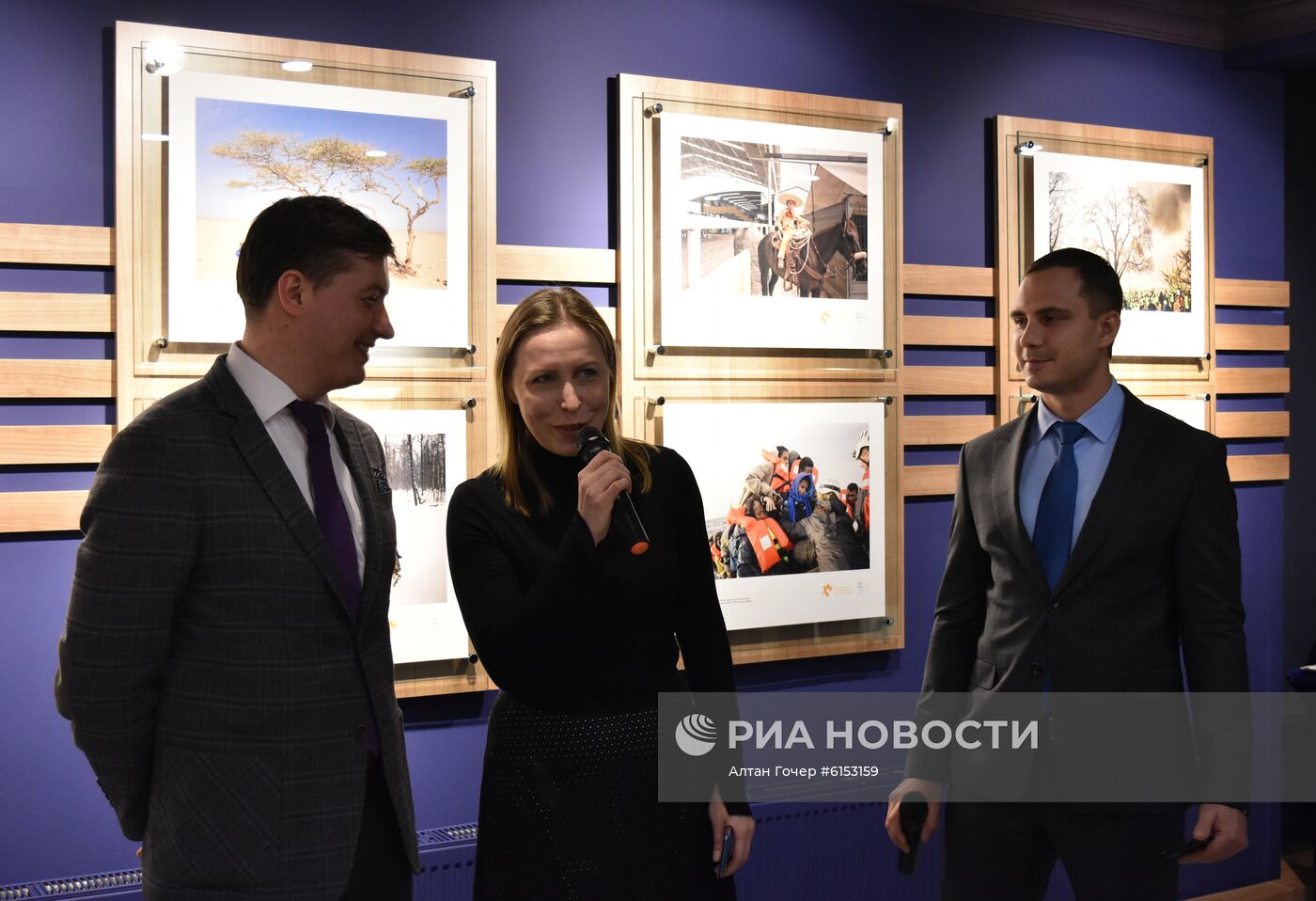 Открытие выставки победителей конкурса им. Андрея Стенина в Анкаре