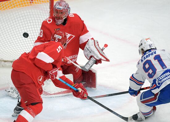 Хоккей. КХЛ. Матч "Спартак" - СКА