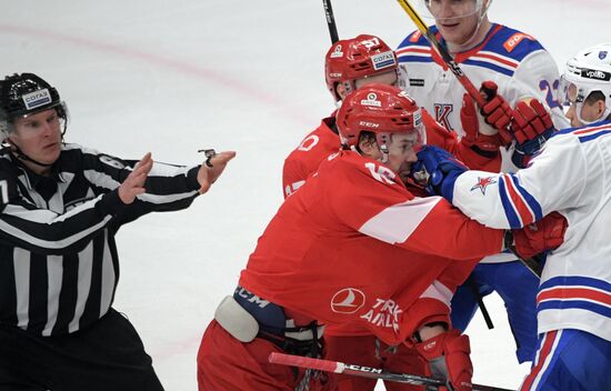 Хоккей. КХЛ. Матч "Спартак" - СКА