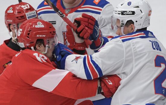 Хоккей. КХЛ. Матч "Спартак" - СКА