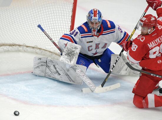 Хоккей. КХЛ. Матч "Спартак" - СКА
