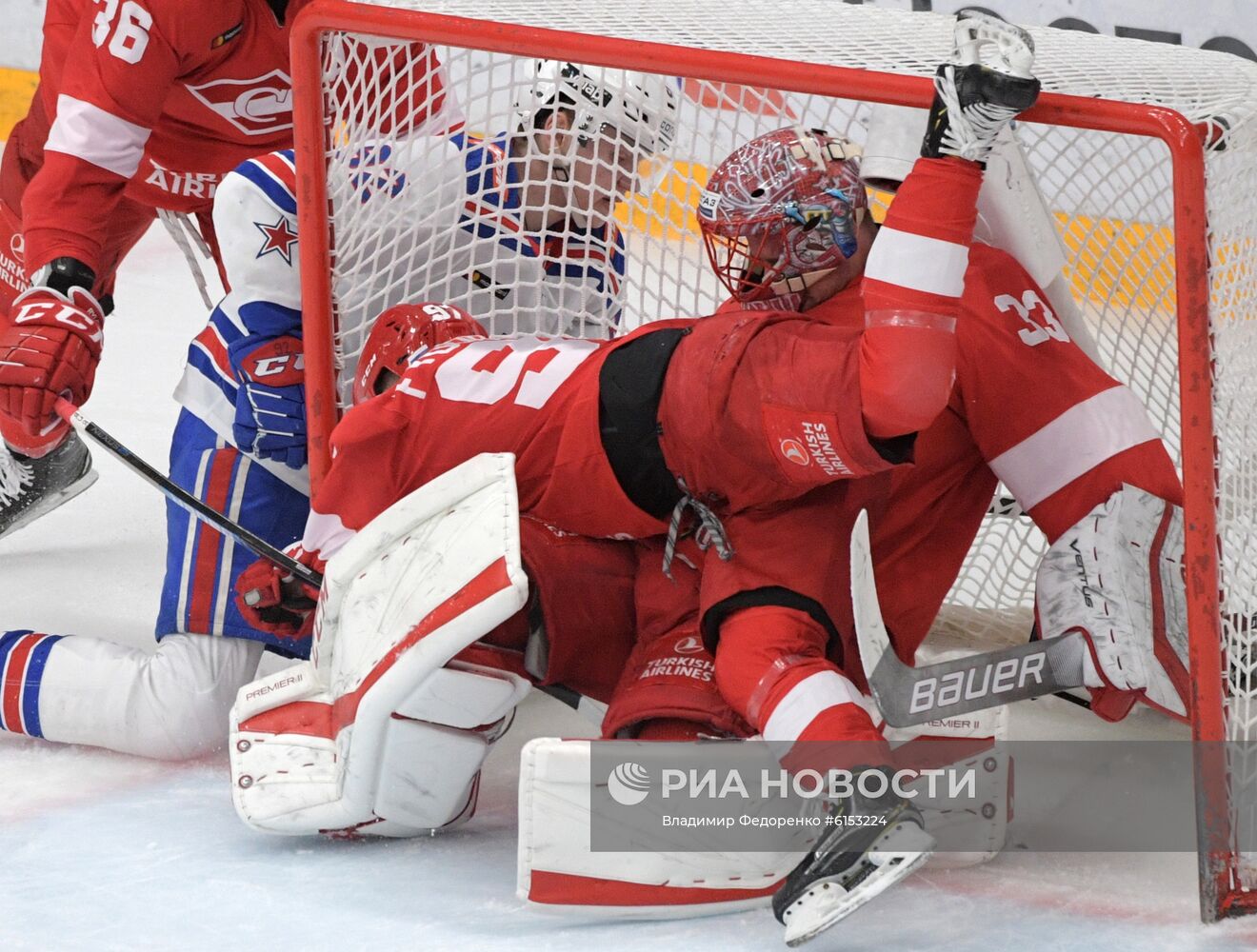Хоккей. КХЛ. Матч "Спартак" - СКА