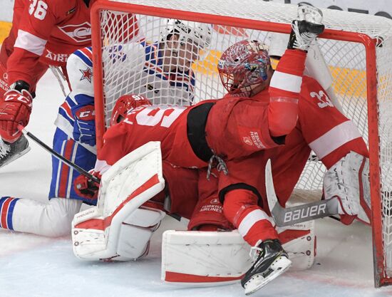 Хоккей. КХЛ. Матч "Спартак" - СКА