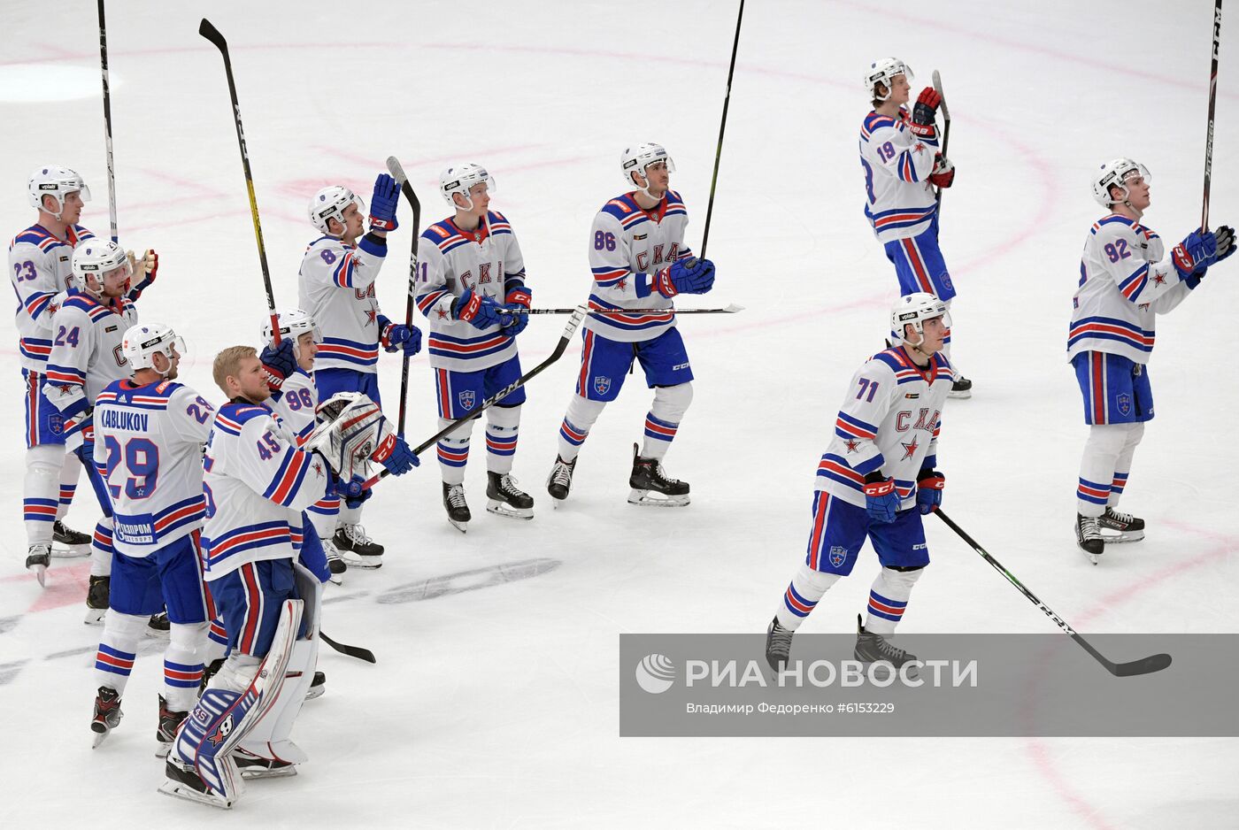 Хоккей. КХЛ. Матч "Спартак" - СКА