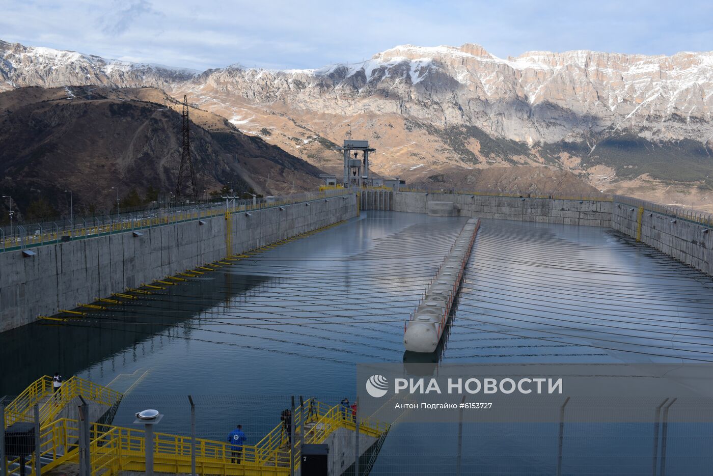Открытие Зарамагской ГЭС в Северной Осетии