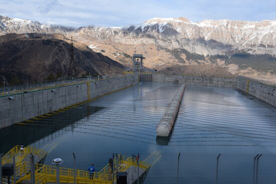 Открытие Зарамагской ГЭС в Северной Осетии