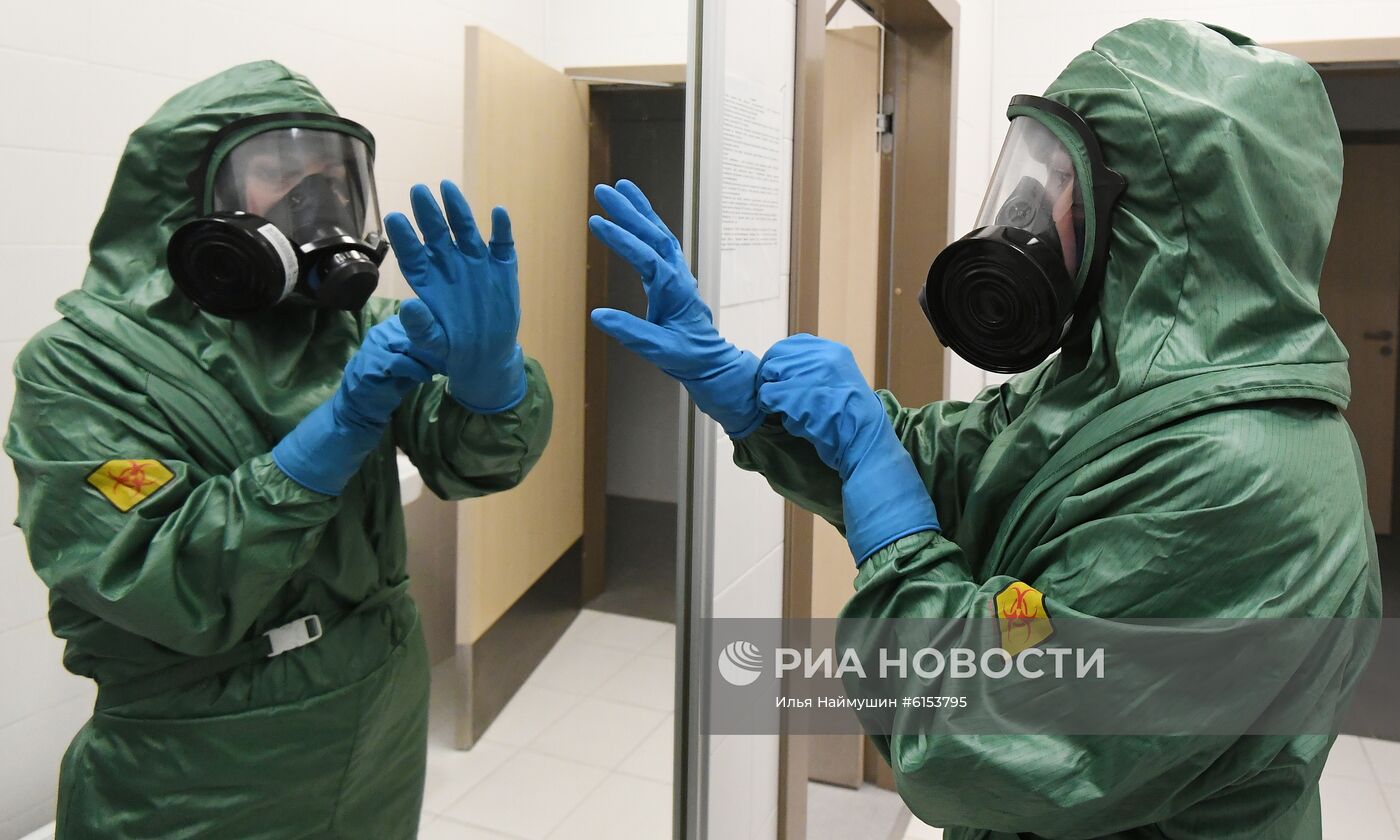 Санитарно-контрольный пункт в аэропорту Красноярска