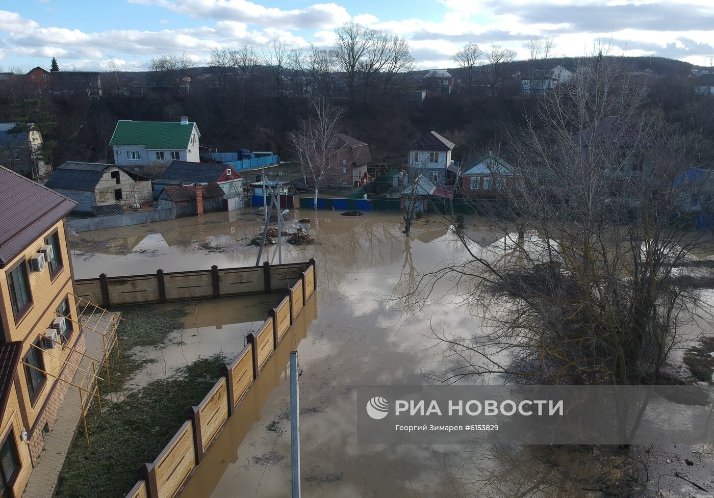 В Горячем Ключе из-за подтопления введен режим ЧС