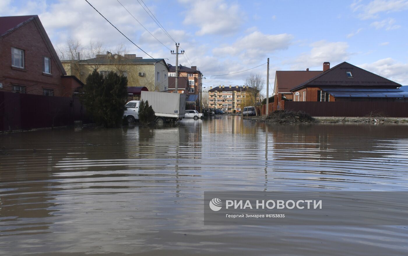 В Горячем Ключе из-за подтопления введен режим ЧС