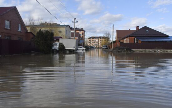 В Горячем Ключе из-за подтопления введен режим ЧС