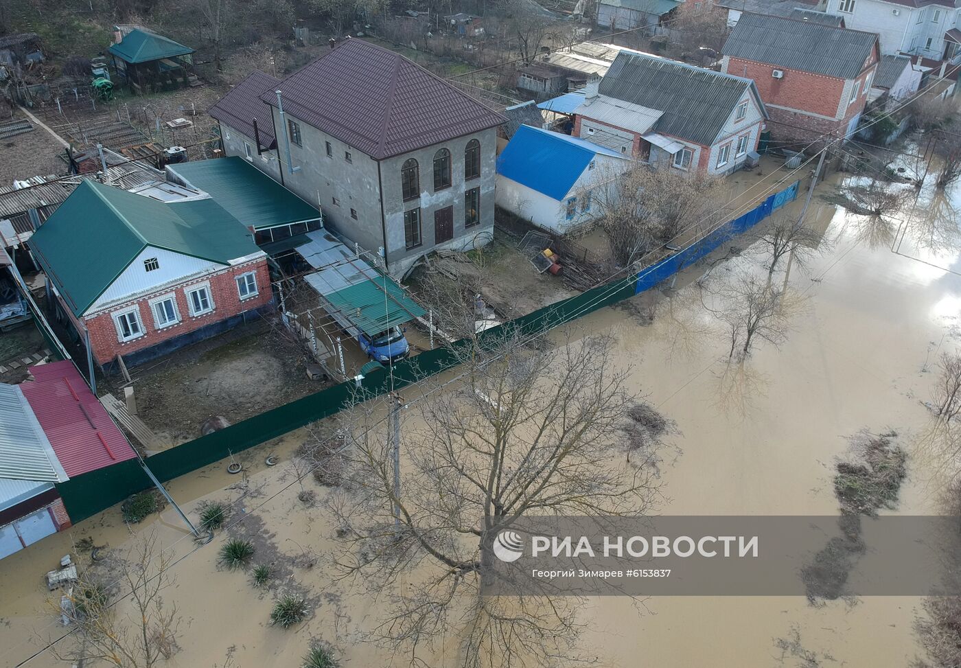 В Горячем Ключе из-за подтопления введен режим ЧС