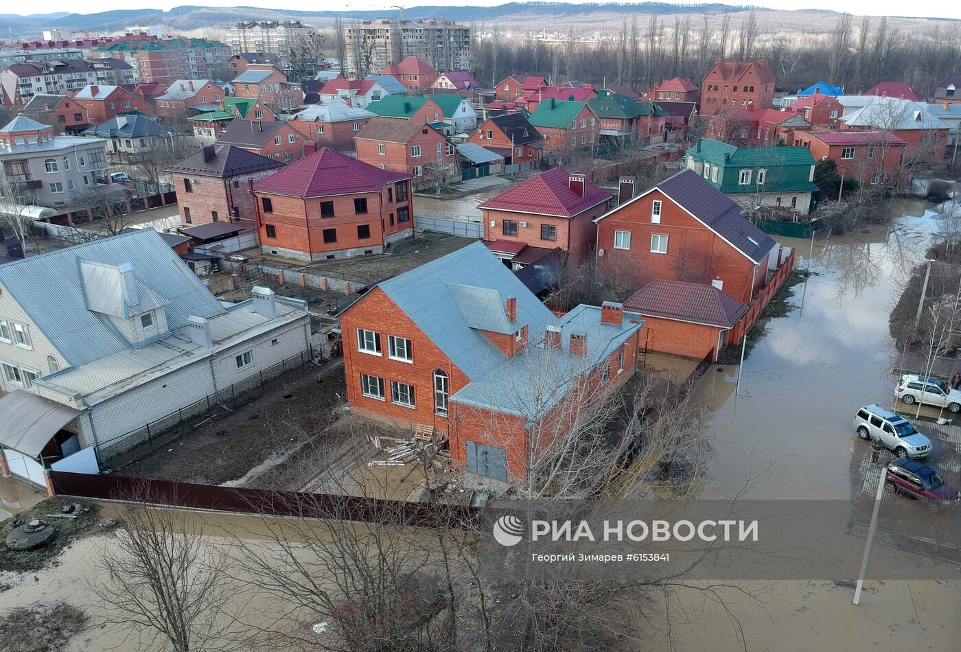 В Горячем Ключе из-за подтопления введен режим ЧС | РИА Новости Медиабанк