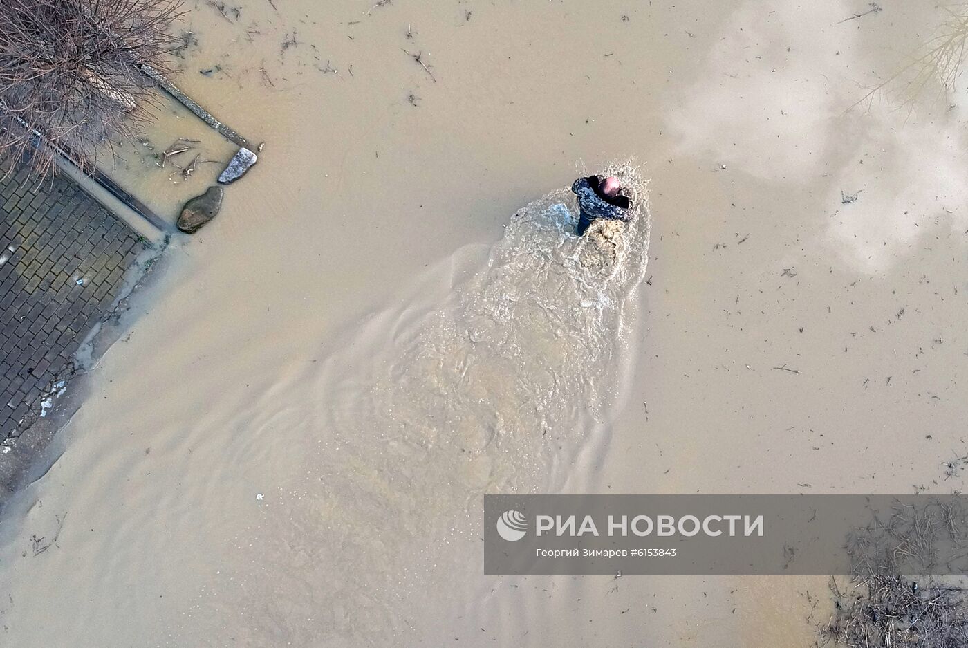 В Горячем Ключе из-за подтопления введен режим ЧС