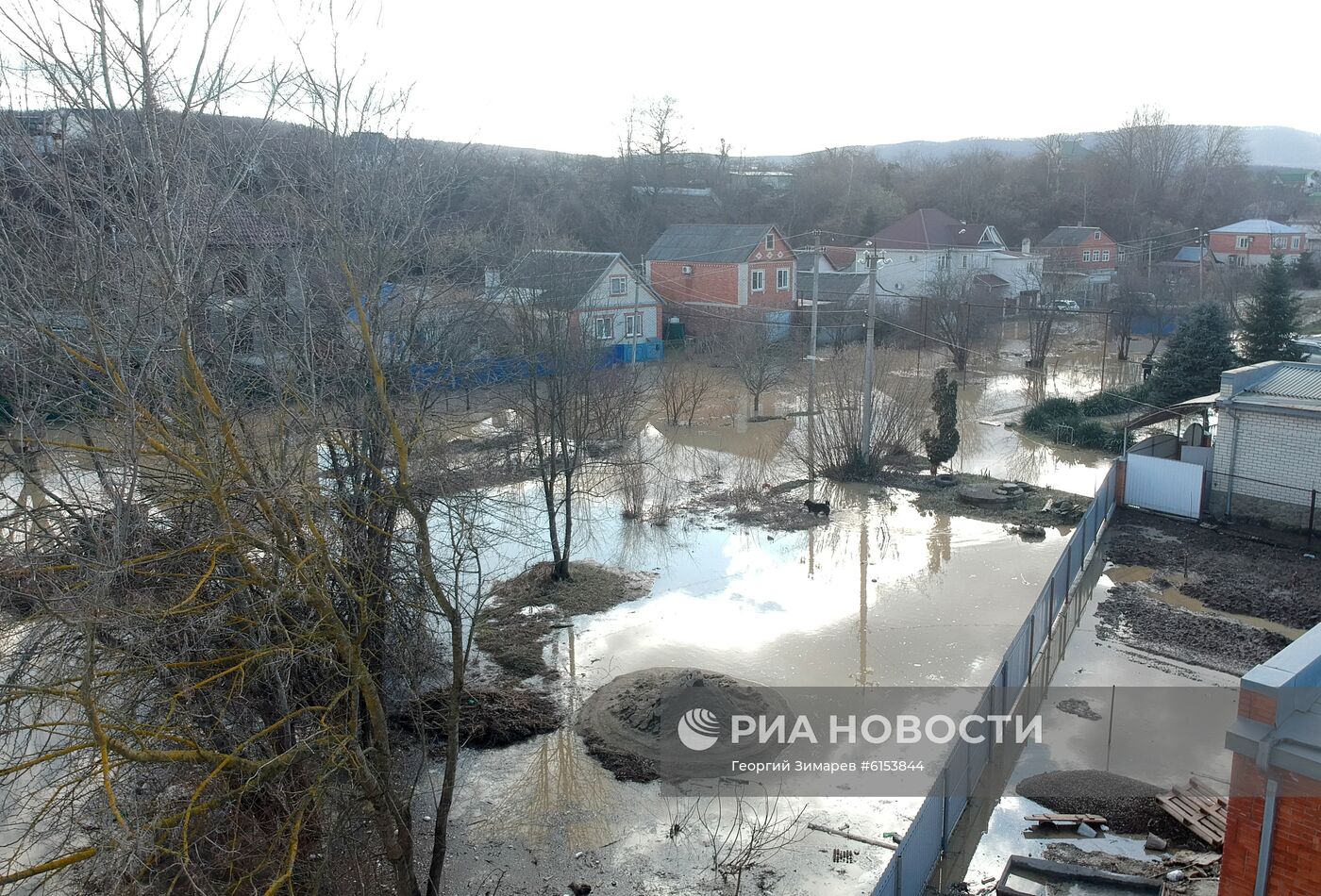 В Горячем Ключе из-за подтопления введен режим ЧС