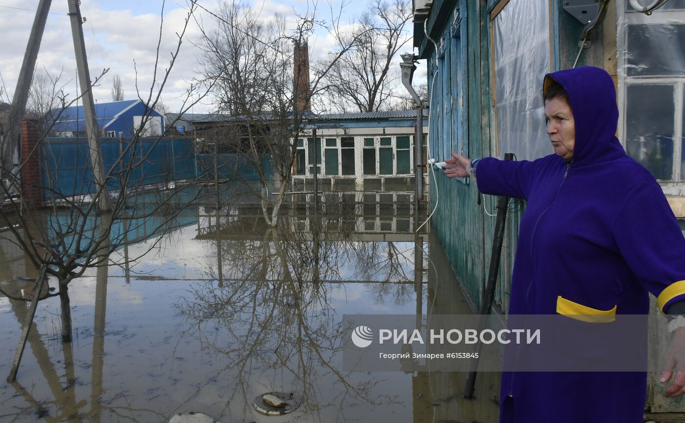 В Горячем Ключе из-за подтопления введен режим ЧС