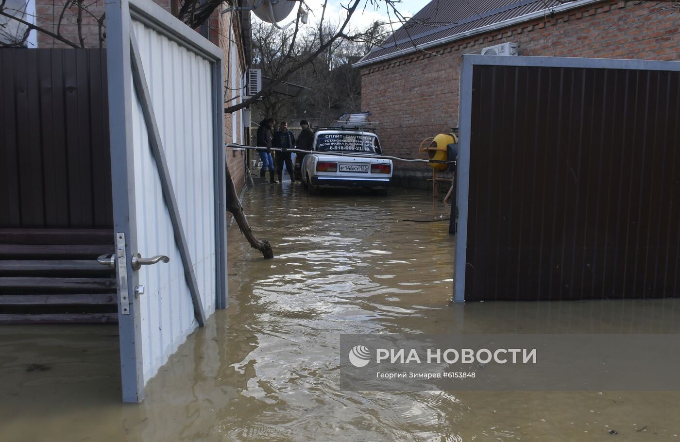 В Горячем Ключе из-за подтопления введен режим ЧС