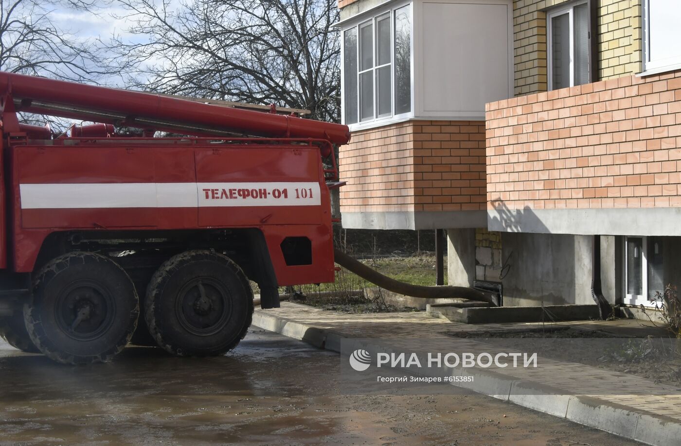 В Горячем Ключе из-за подтопления введен режим ЧС