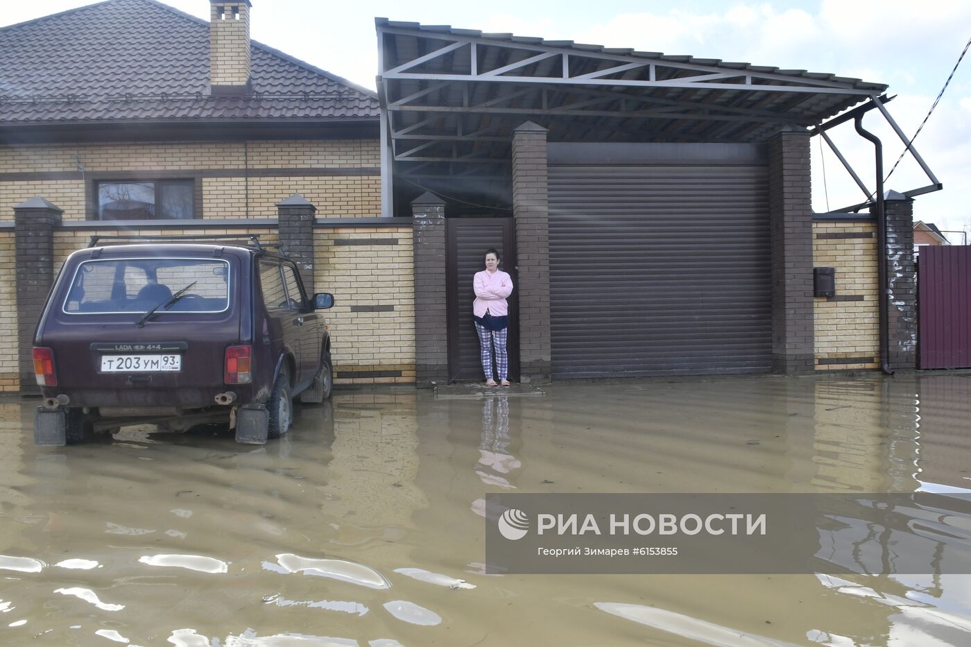 В Горячем Ключе из-за подтопления введен режим ЧС