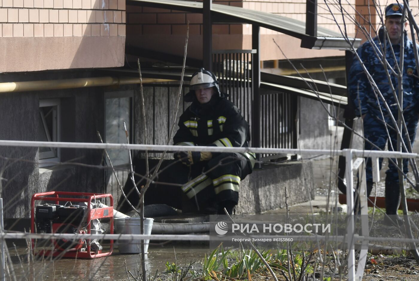В Горячем Ключе из-за подтопления введен режим ЧС